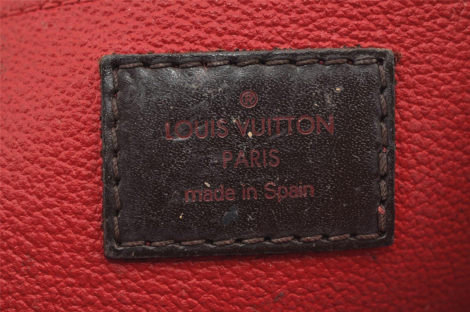 Authentic Louis Vuitton Damier Pochette Cosmetic PM Pouch N47516 LV 7905J