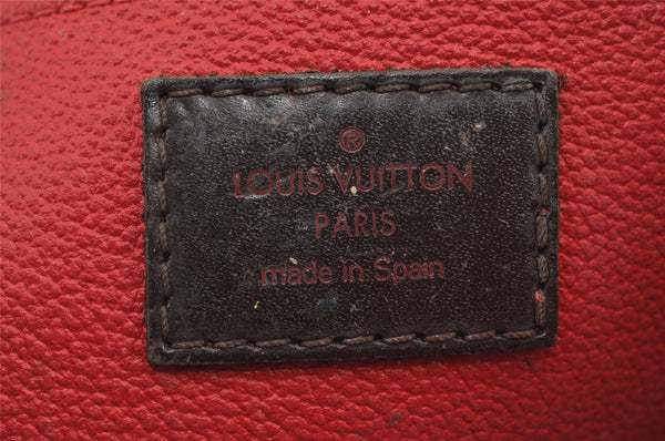 Authentic Louis Vuitton Damier Pochette Cosmetic PM Pouch N47516 LV 7905J
