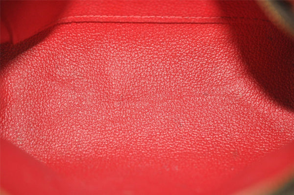 Authentic Louis Vuitton Damier Pochette Cosmetic PM Pouch N47516 LV 7905J