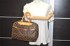 Authentic Louis Vuitton Monogram Deauville Hand Bag M47270 LV 7906I