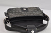 Authentic COACH Mini Signature Shoulder Hand Bag Canvas Leather 6818 Black 7908I