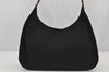 Authentic GUCCI Shoulder Hand Bag Nylon Leather 0013767 Black Junk 7909J
