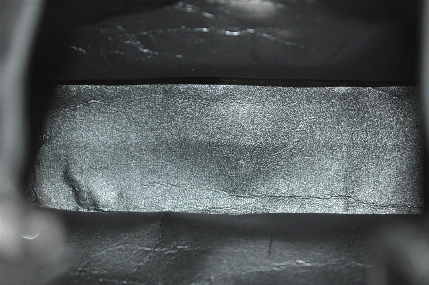 Authentic GUCCI Shoulder Hand Bag Nylon Leather 0013767 Black Junk 7909J