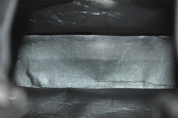 Authentic GUCCI Shoulder Hand Bag Nylon Leather 0013767 Black Junk 7909J