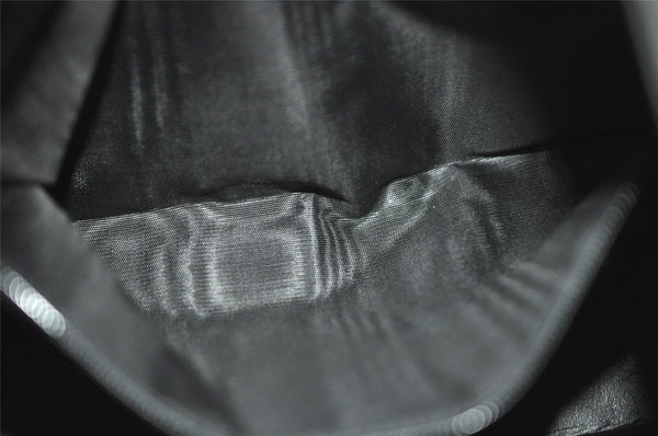 Authentic GUCCI Shoulder Hand Bag Nylon Leather 0013767 Black Junk 7909J