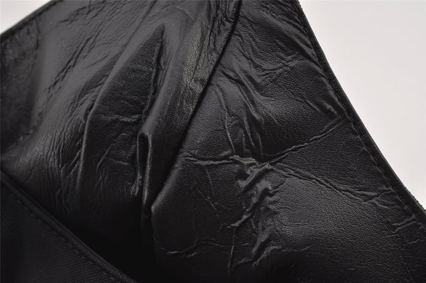 Authentic GUCCI Shoulder Hand Bag Nylon Leather 0013767 Black Junk 7909J