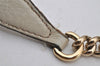 Authentic GUCCI SOHO Vintage Tassel Tote Bag Chain Leather 308982 White 7911J
