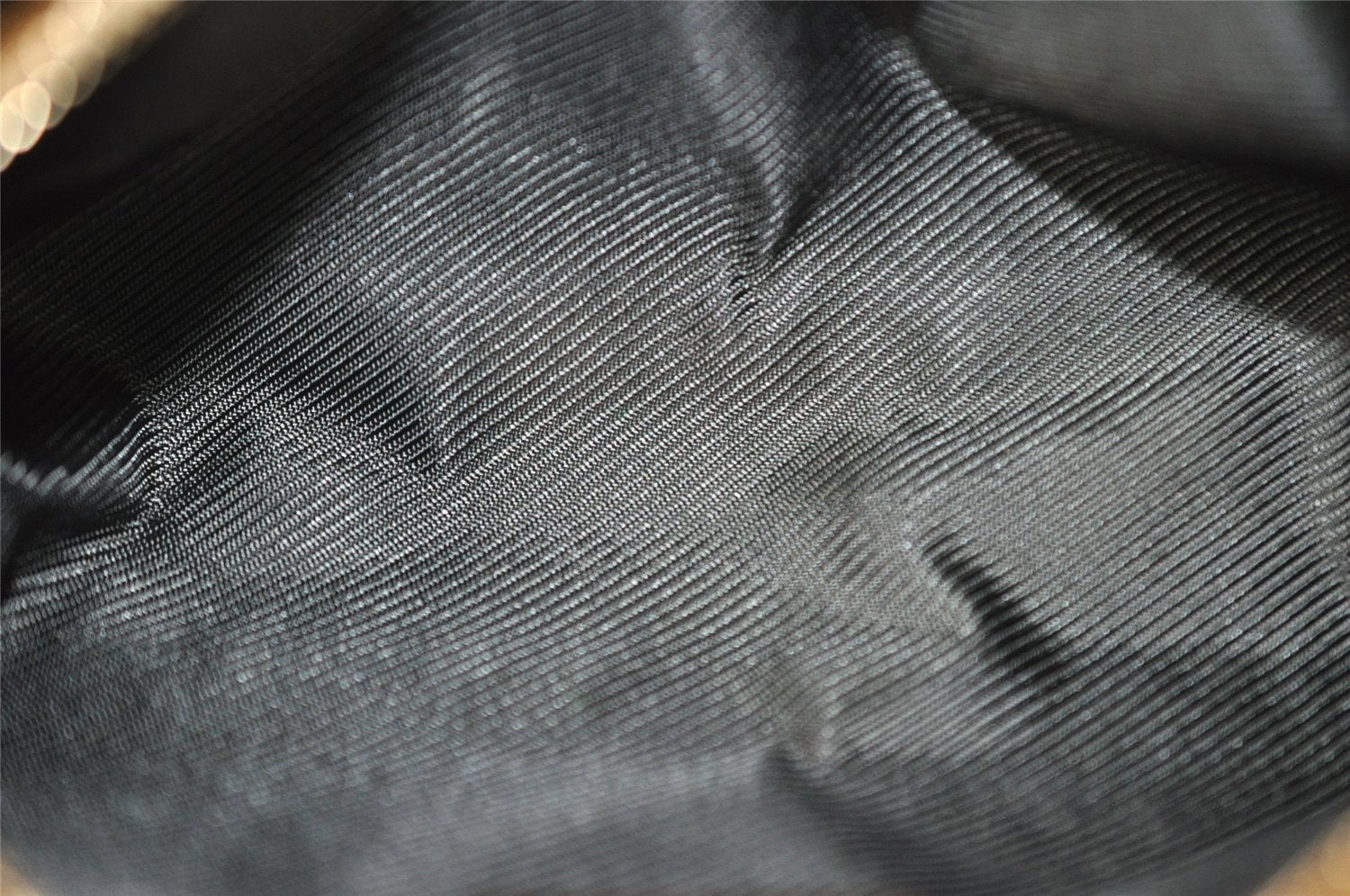 Authentic GUCCI Vintage Guccissima GG Leather Pouch Purse 141811 Gold 7912I