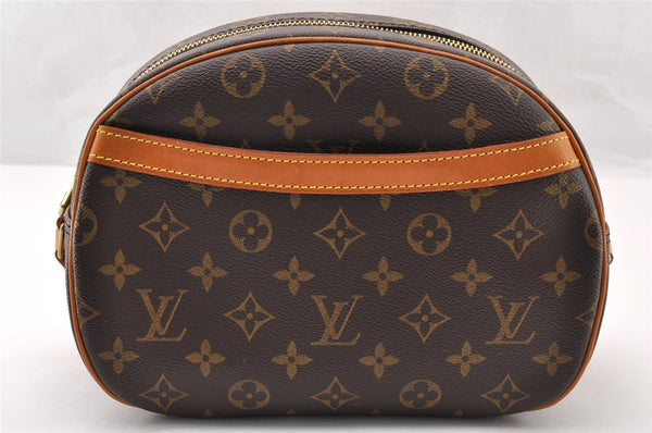 Authentic Louis Vuitton Monogram Blois Shoulder Cross Body Bag M51221 LV 7913I