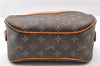 Authentic Louis Vuitton Monogram Blois Shoulder Cross Body Bag M51221 LV 7913I