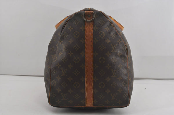 Authentic Louis Vuitton Monogram Keepall Bandouliere 60 M41412 Boston Bag 7914I