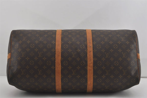 Authentic Louis Vuitton Monogram Keepall Bandouliere 60 M41412 Boston Bag 7914I