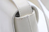 Authentic GUCCI Vintage Shoulder Bag Purse Enamel White Junk 7914J