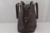 Authentic FENDI Vintage 2Way Shoulder Hand Bag Leather Brown 7916J