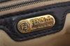 Authentic FENDI Vintage 2Way Shoulder Hand Bag Leather Brown 7916J