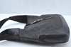 Authentic GUCCI Jackie Shoulder Bag GG Canvas Leather 00963 Black Junk 7917J