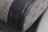 Authentic GUCCI Sherry Line Micro GG Shoulder Cross Bag PVC Leather Navy 7919J