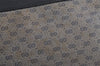 Authentic GUCCI Sherry Line Micro GG Shoulder Cross Bag PVC Leather Navy 7919J