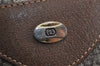 Authentic GUCCI Web Sherry Line Shoulder Tote Bag GG PVC Leather Brown 7920J