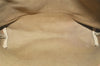 Authentic GUCCI Web Sherry Line Shoulder Tote Bag GG PVC Leather Brown 7920J