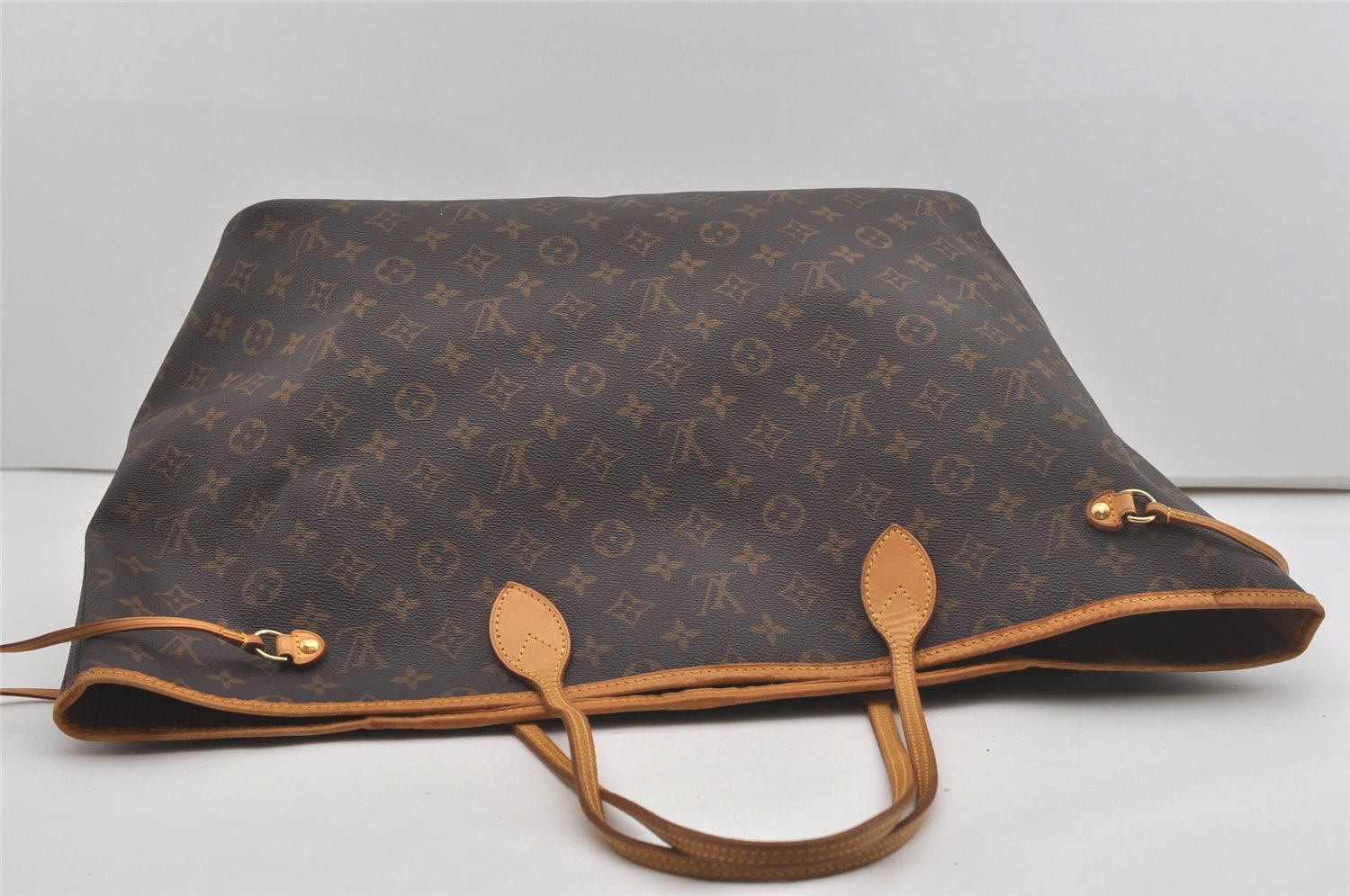 Authentic Louis Vuitton Monogram Neverfull GM Shoulder Tote Bag M40157 LV 7921I