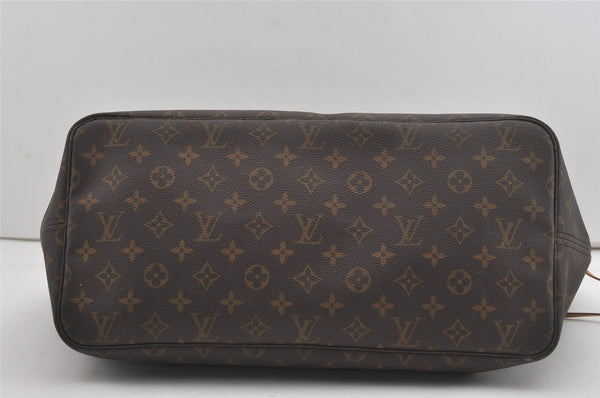 Authentic Louis Vuitton Monogram Neverfull GM Shoulder Tote Bag M40157 LV 7921I