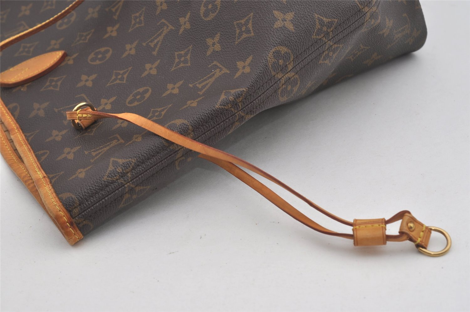 Authentic Louis Vuitton Monogram Neverfull GM Shoulder Tote Bag M40157 LV 7921I