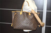 Authentic Louis Vuitton Monogram Neverfull GM Shoulder Tote Bag M40157 LV 7921I