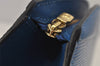 Authentic Louis Vuitton Epi Trousse Crete Clutch Bag Blue M48405 LV Junk 7924J