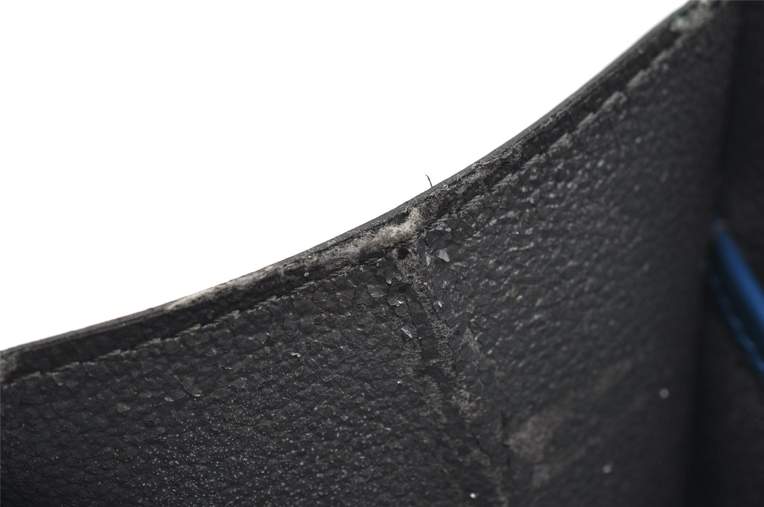 Authentic Louis Vuitton Epi Trousse Crete Clutch Bag Blue M48405 LV Junk 7924J