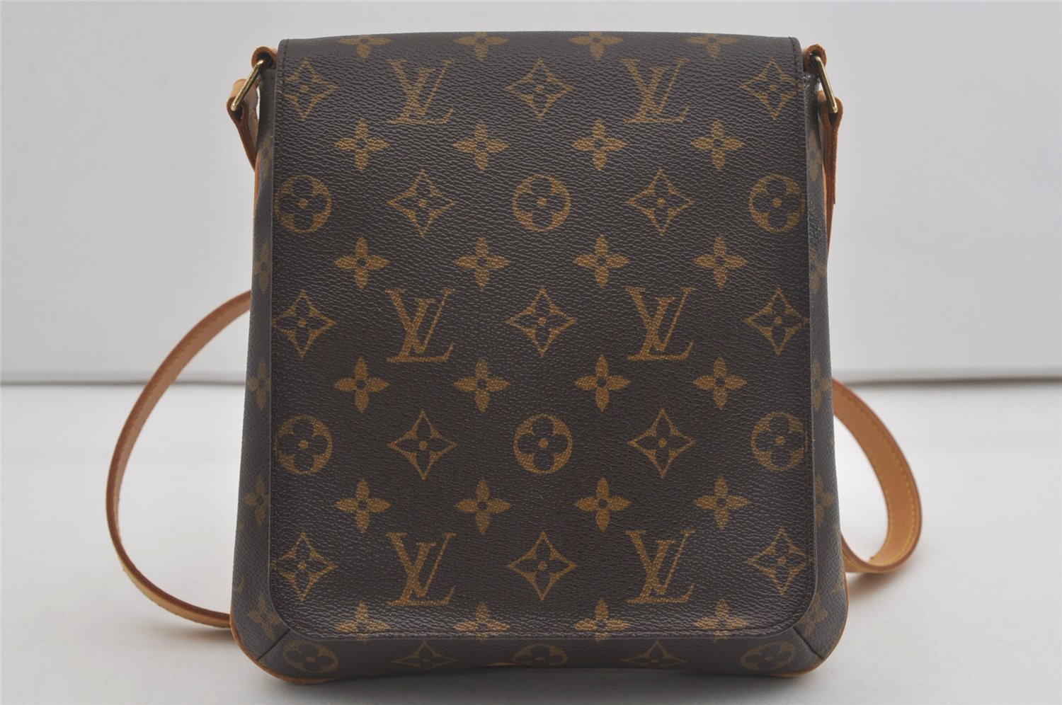 Auth Louis Vuitton Monogram Musette Salsa M51387 Long Shoulder Cross Bag 7925I