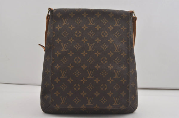 Authentic Louis Vuitton Monogram Musette Shoulder Cross Body Bag M51256 LV 7926I