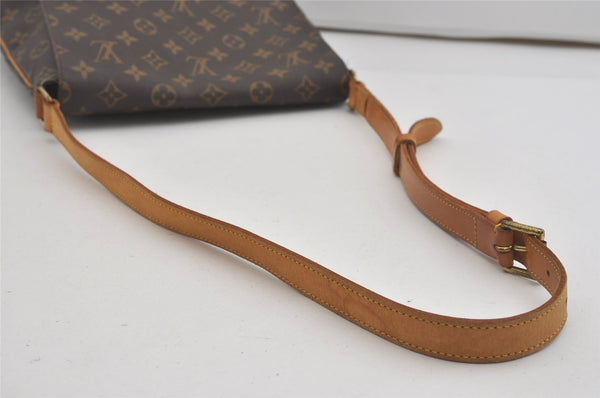 Authentic Louis Vuitton Monogram Musette Shoulder Cross Body Bag M51256 LV 7926I