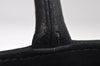 Authentic CHANEL Calf Skin Medallion CC Logo Shoulder Tote Bag Black 7927I