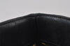 Authentic CHANEL Calf Skin Medallion CC Logo Shoulder Tote Bag Black 7927I