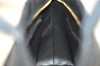 Authentic CHANEL Calf Skin Medallion CC Logo Shoulder Tote Bag Black 7927I