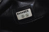 Authentic CHANEL Calf Skin Medallion CC Logo Shoulder Tote Bag Black 7927I