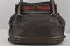 Authentic Chloe Vintage Shoulder Hand Bag Leather Brown 7927J