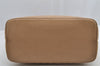 Authentic CHANEL Caviar Skin Medallion Shoulder Tote Bag Beige Junk 7928I