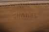 Authentic CHANEL Caviar Skin Medallion Shoulder Tote Bag Beige Junk 7928I