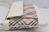 Authentic BURBERRY Nova Check Shoulder Hand Bag Purse Canvas Leather Beige 7928J