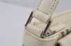 Authentic BURBERRY Nova Check Shoulder Hand Bag Purse Canvas Leather Beige 7928J