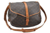 Authentic Louis Vuitton Monogram Saumur 35 Shoulder Cross Bag M42254 LV 7930I