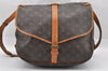 Authentic Louis Vuitton Monogram Saumur 35 Shoulder Cross Bag M42254 LV 7930I