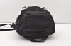 Authentic PRADA Vintage Nylon Tessuto Drawstring Backpack Black 7930J