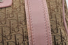 Authentic Christian Dior Trotter Street Chic Hand Bag Canvas Leather Brown 7933I