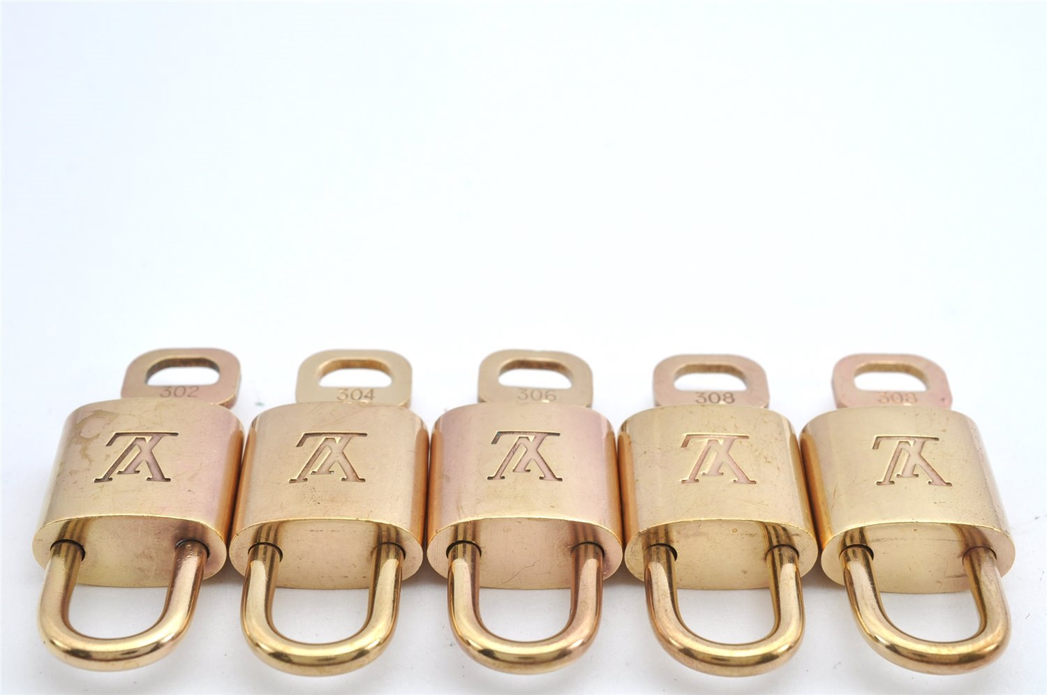 Authentic Louis Vuitton Padlock & Keys 10Set LV 7933J