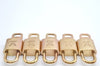 Authentic Louis Vuitton Padlock & Keys 10Set LV 7933J