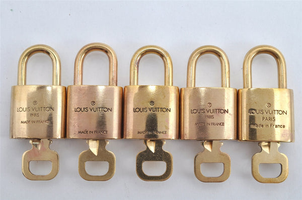 Authentic Louis Vuitton Padlock & Keys 10Set LV 7933J