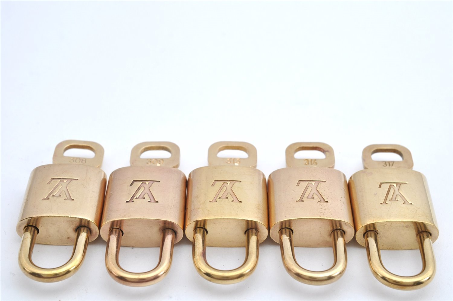 Authentic Louis Vuitton Padlock & Keys 10Set LV 7933J